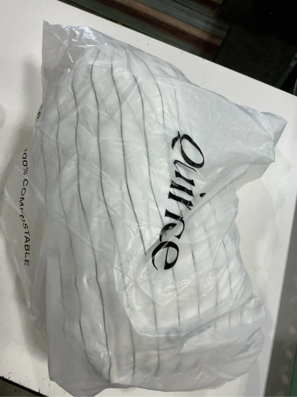 NEW Quince KING Pencil Stripe European Linen Stripe Duvet Cover SET $224